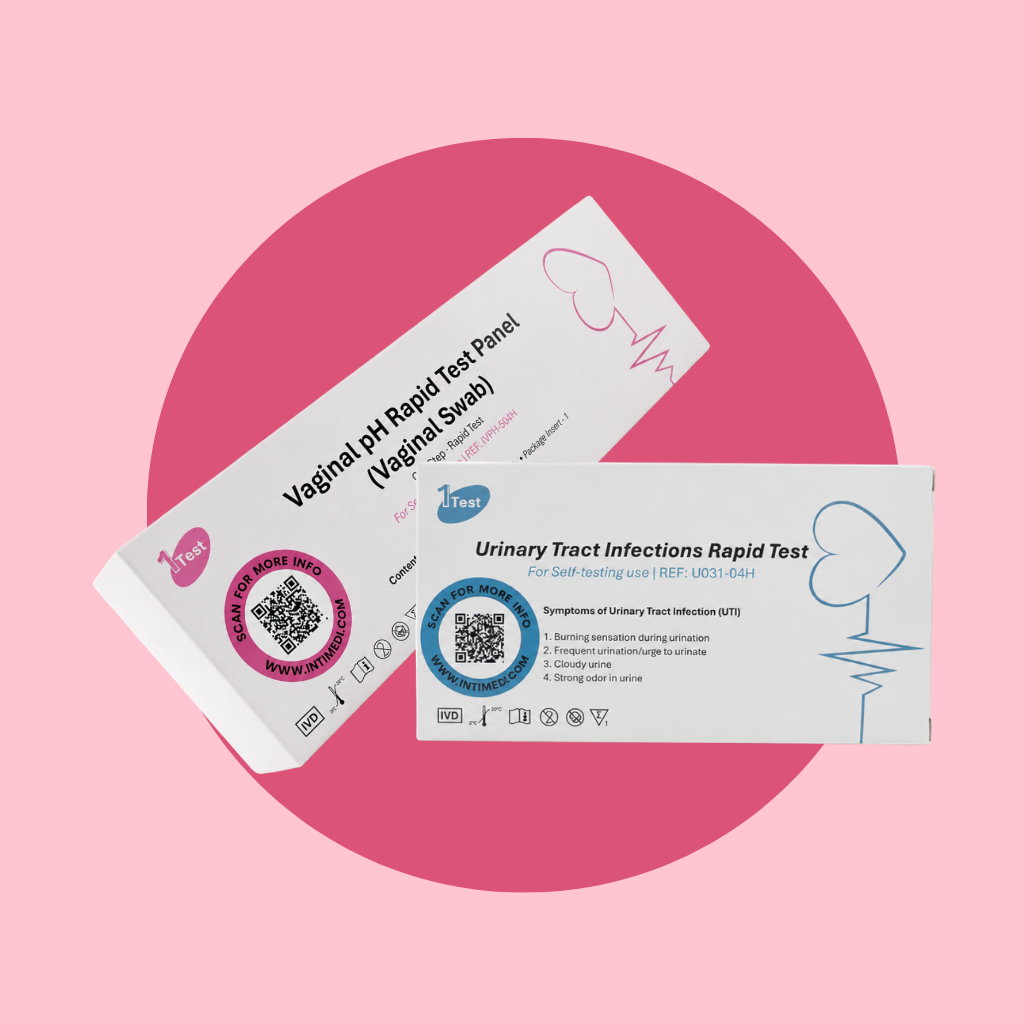 Intimedi vaginal pH and urinary tract infection rapid self-test kits